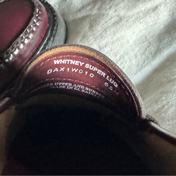 G.H. Bass Chunky Weejuns Loafers 6.5 Burgundy - Picture 9 of 9